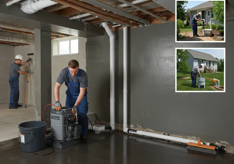 Basement Waterproofing and Flood Prevention process in Hayes Center, NE